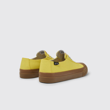 Camaleon Sneakers de algodón reciclado amarillas para mujer