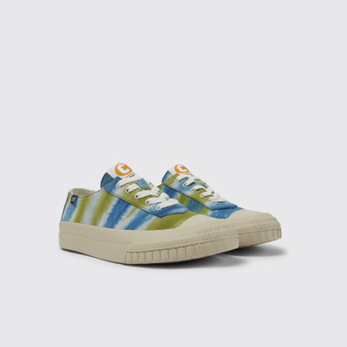 Front view of Camper x EFI Multicolored sneakers for women