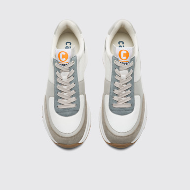 Overhead view of Drift Multicolored lace-up sneaker for women