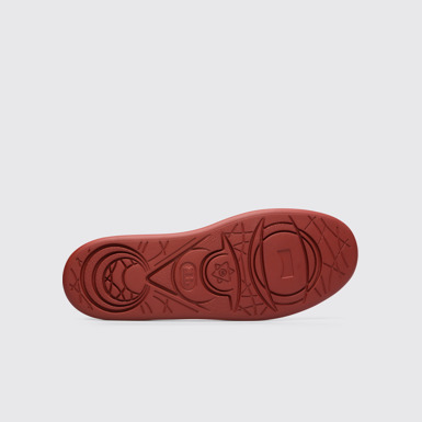 The sole of Courb Women's red-brown sneaker