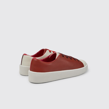 Back view of Twins Multicolored leather sneakers for women