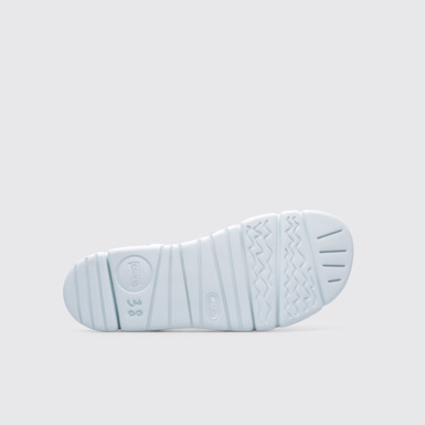 The sole of Oruga Multicoloured velcro sandal for women