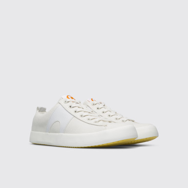 Front view of Imar White sneaker for women