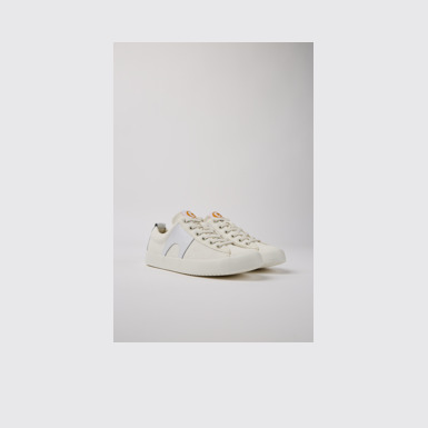 Imar Baskets en cuir blanc pour femme