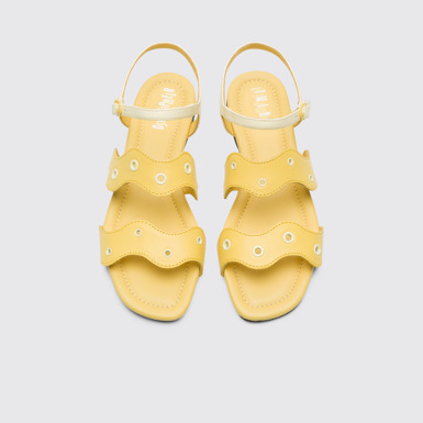 Overhead view of Twins Multicolored sandal for women