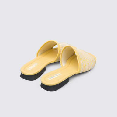 Back view of Twins Multicolored sandal for women