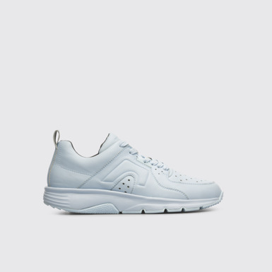 Side view of Drift Light blue sneaker for women