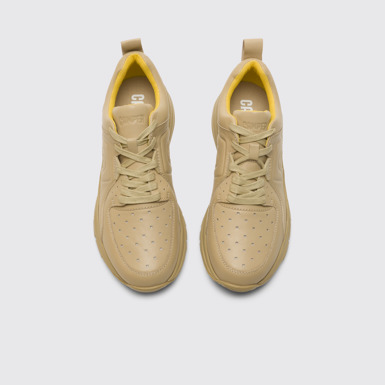 Overhead view of Drift Beige sneaker for women