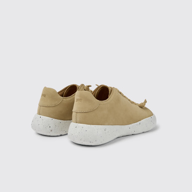 Peu Stadium Sneaker in pelle nabuk beige da donna