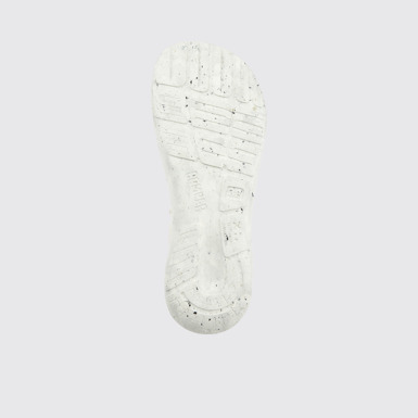 The sole of Peu Stadium White non-dyed leather sneakers for women