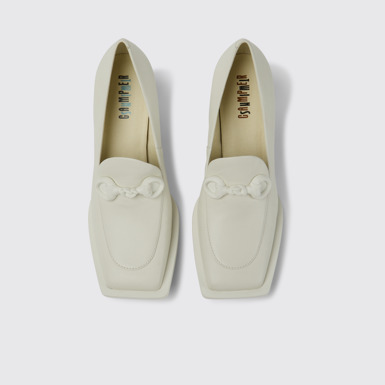 Twins Weißer Lederschuh für Damen