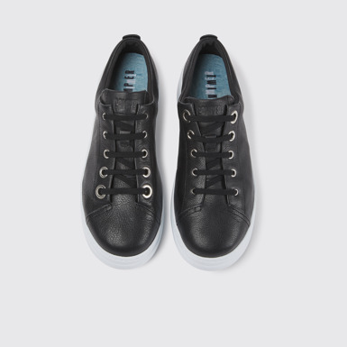 Twins Sneakers de piel en negro
