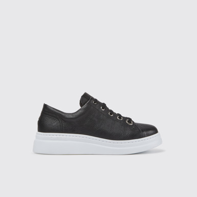 Twins Sneakers de piel en negro