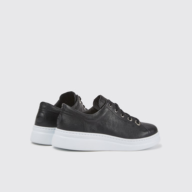 Twins Sneakers de piel en negro