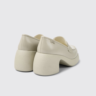 Back view of Thelma Gray leather shoes for women