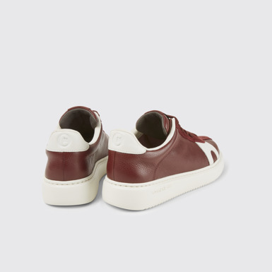 Back view of Runner K21 Burgundy sneakers for women
