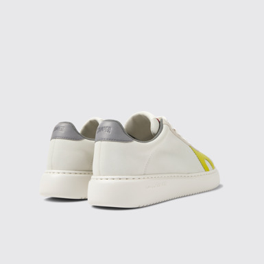 Runner K21 Weißer Damensneaker aus Leder und Nubuk