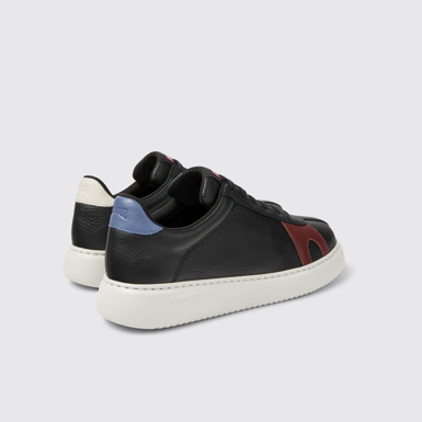 Back view of Twins Multicolor Leather Sneakers for Women.
