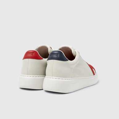 Back view of Twins Multicolor Leather Sneakers for Women.