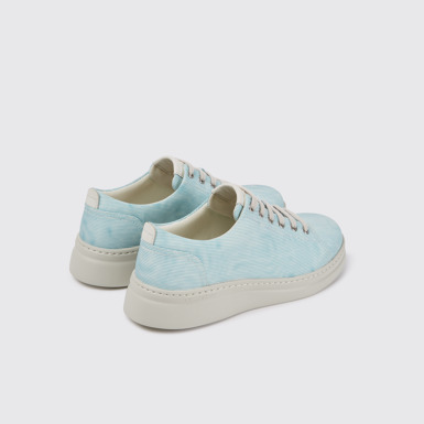 Back view of Twins Turquoise printed sneakers