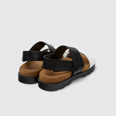 Back view of Brutus Sandal Multicolor Leather Sandals for Women.