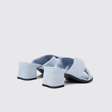 Back view of Katie Blue textile sandals for women