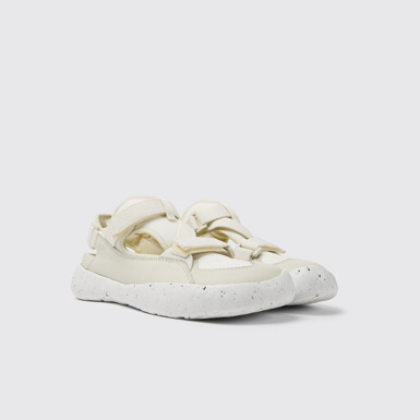Peu Stadium Baskets semi-ouvertes blanches pour femme