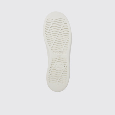 The sole of Runner Up White leather sneakers for women