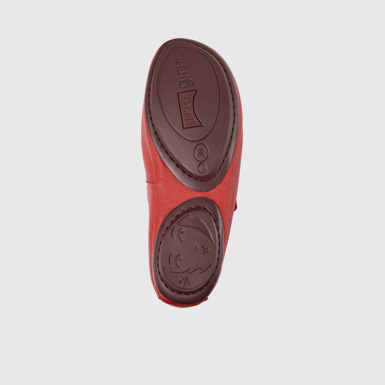 The sole of Right Red leather shoes for women