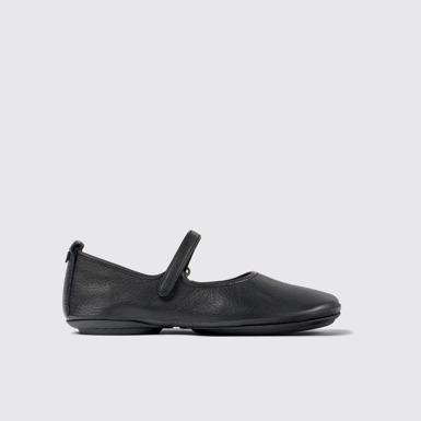 Right Ballerines en cuir noir pour femme