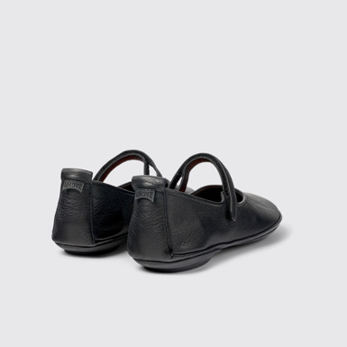 Right Bailarinas negras de piel para mujer