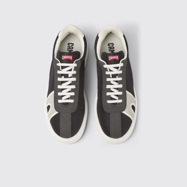 Overhead view of Runner K21 Black and grey sneakers for women