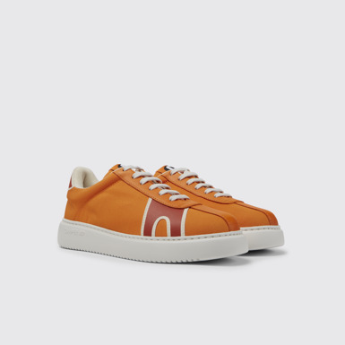 Front view of Runner K21 Orange and red sneakers for women