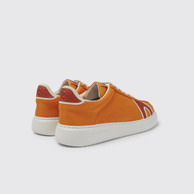 Back view of Runner K21 Orange and red sneakers for women