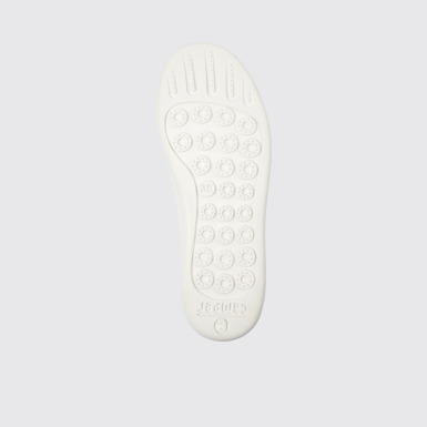 The sole of Peu Touring White Recycled PET Women's Sneakers.