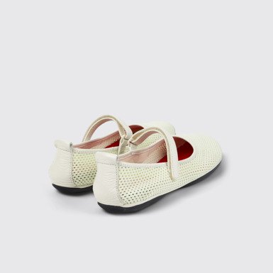 Back view of Right Multicolor TENCEL Lyocell Leather Moccasins for Women.