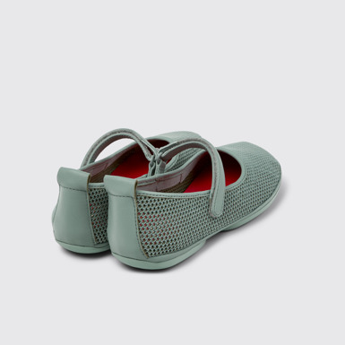 Back view of Right Green TENCEL® Lyocell and Leather Moccasins for Women.