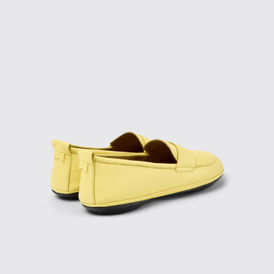 Right Zapatos amarillos de piel para mujer