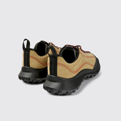 CRCLR Baskets beiges en nubuck et tissu pour femme