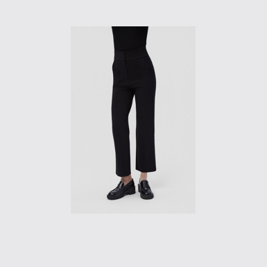 Milah Black Leather Moccasins for Women.