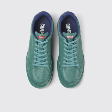 Runner K21 Sneakers verdes de piel para mujer