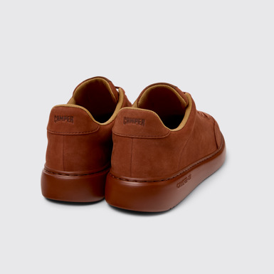 Back view of Runner K21 Red Nubuck Sneakers for Women