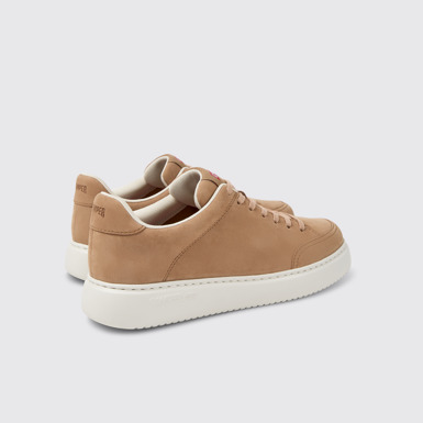 Back view of Runner K21 Nude Nubuck Women's Shoe.
