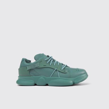 Karst Sneakers verdes de piel y tejido para mujer
