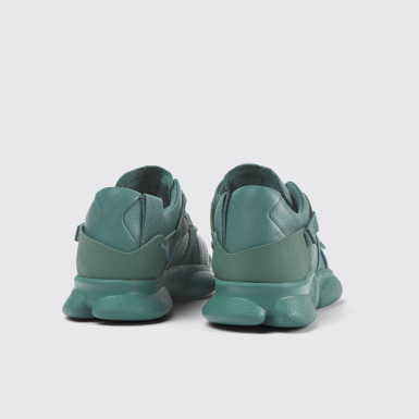 Karst Sneakers verdes de piel y tejido para mujer