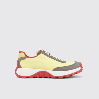 Side view of Drift Trail VIBRAM Multicolored textile and nubuck sneakers for women