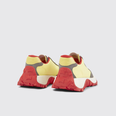 Back view of Drift Trail VIBRAM Multicolored textile and nubuck sneakers for women
