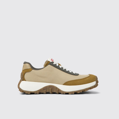 Side view of Drift Trail VIBRAM Multicolored textile and nubuck sneakers for women