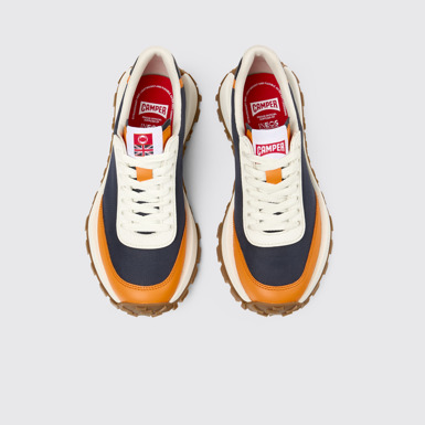 Overhead view of Camper x INEOS Britannia Multicolored Textile/Leather Sneakers for Women