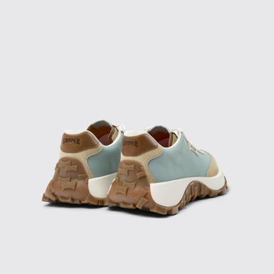 Back view of Drift Trail VIBRAM Multicolor Recycled PET and Nubuck Sneakers for Women.
